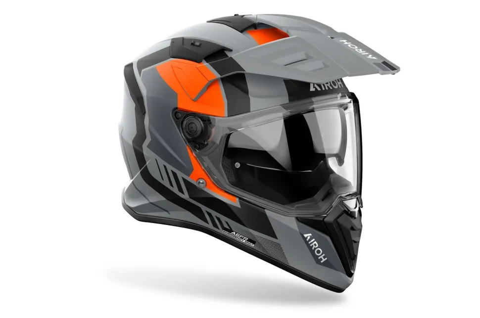 Airoh Hjälm Bandit Horn orange matt