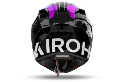 Airoh Hjälm GP 800 Must Blå glansig
