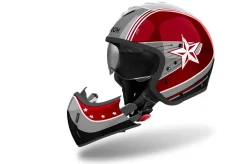 Airoh Hjälm J 110 Command Burgundy Gloss