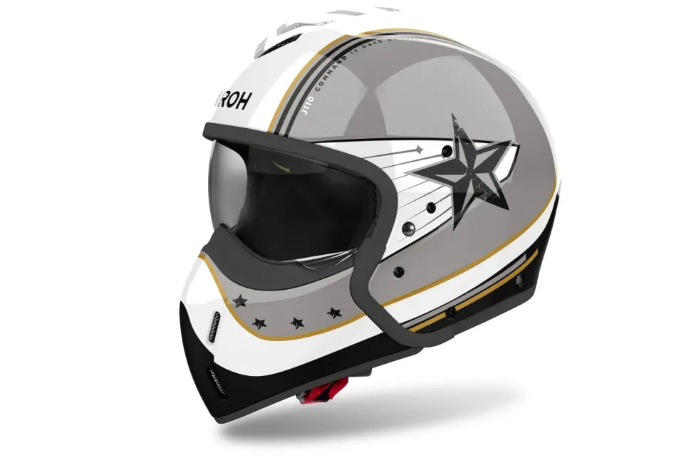 Airoh Hjälm J 110 Command Gold Glitter
