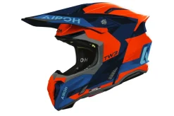Airoh Hjälm Twist 3 Fancy Orange/Mörkblå/Blå