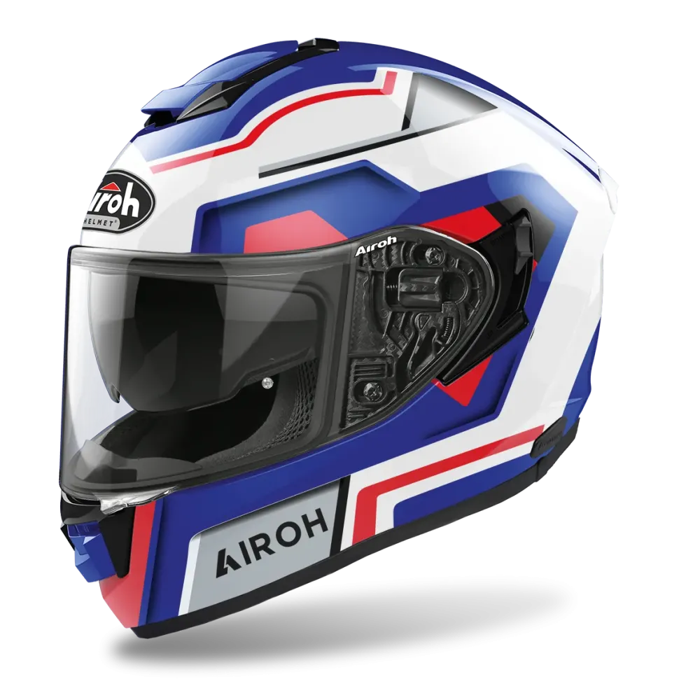 Airoh ST.501 Square blå/röd gloss
