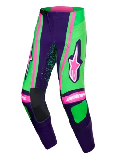 Alpinestars Byxor Techstar Nomur Lila/Grön/Fluo Rosa