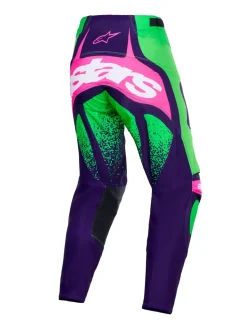Alpinestars Byxor Techstar Nomur Lila/Grön/Fluo Rosa