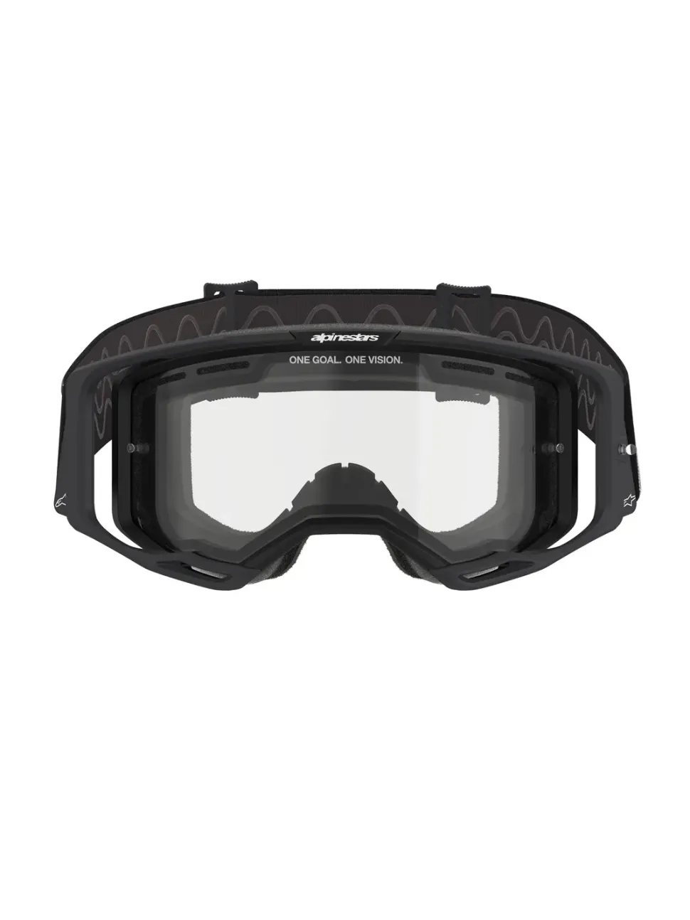 Alpinestars Goggle Vision 8 CORP Dubbelglas Svart/Klart
