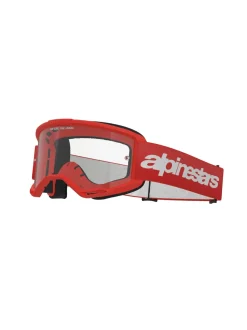 Alpinestars Goggle Vision 3 WORDMARK Röd/Klart