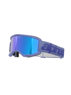 Alpinestars Goggle Vision 5 WORDMARK Lila/Spegel Blå