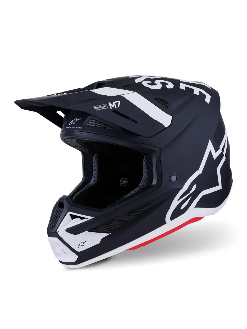 Alpinestars Hjälm S-M7 Dasher Svart/Vit