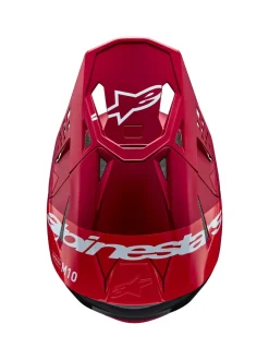Alpinestars Hjälm S-M10 2206 Flood Röd Fluo