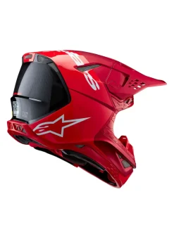 Alpinestars Hjälm S-M10 2206 Flood Röd Fluo