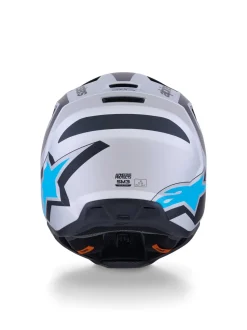 Alpinestars Hjälm S-M3 Heat Silver/Blå/Svart