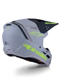 Alpinestars Hjälm S-M3 Radium Grå/Svart/Fluo Gul