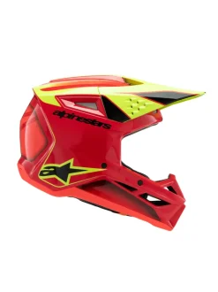 Alpinestars Hjälm SM3 Youth Fray Röd/Gul Fluo/Svart