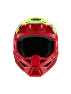 Alpinestars Hjälm SM3 Youth Fray Röd/Gul Fluo/Svart