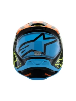 Alpinestars Hjälm SM3 Youth Fray Svart/Orange/Gul Fluo