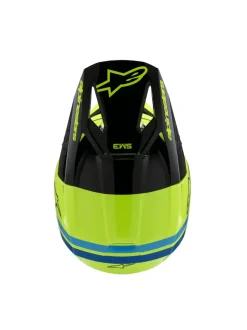 Alpinestars Hjälm SM3 Youth Radium Gul Fluo/Svart/Blå