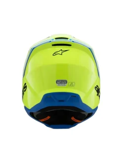Alpinestars Hjälm SM3 Youth Radium Gul Fluo/Svart/Blå