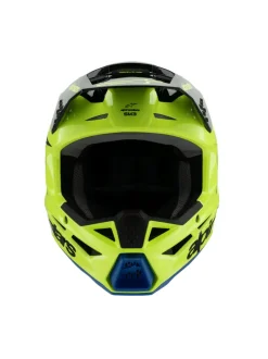 Alpinestars Hjälm SM3 Youth Radium Gul Fluo/Svart/Blå