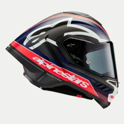 Alpinestars Hjälm Supertech R10 Team Svart/Carb/Blå/Vit