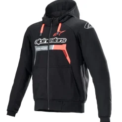Alpinestars Hoodie Chrome Ignition Svart/Röd