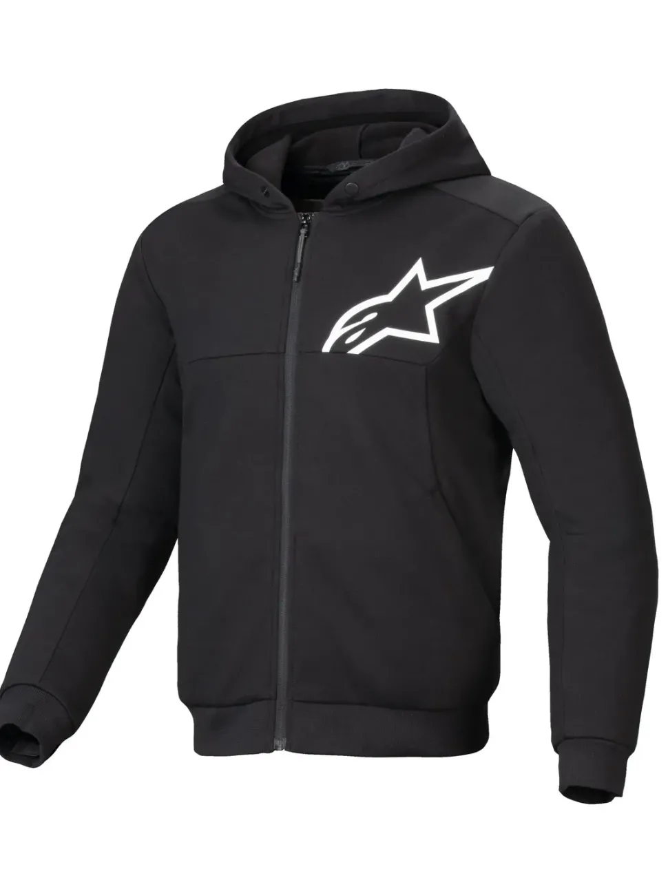 Alpinestars Hoodie Chrome v2 Svart/Vit