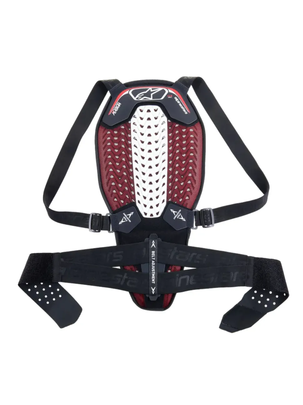 Alpinestars Ryggskydd Nucleon Plasma Svart/Vit/Röd