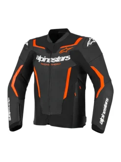 Alpinestars Skinnjacka GP Force v2 Svart/Fluo Röd