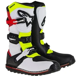 Alpinestars Stövel Tech T Vit/Röd/Fluogul/Svart