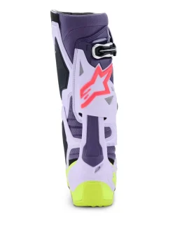 Alpinestars Stövel Vented Tech 10 Lila/Fluo Gul/Rosa