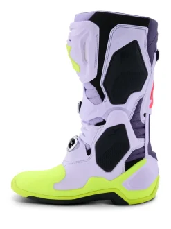 Alpinestars Stövel Vented Tech 10 Lila/Fluo Gul/Rosa
