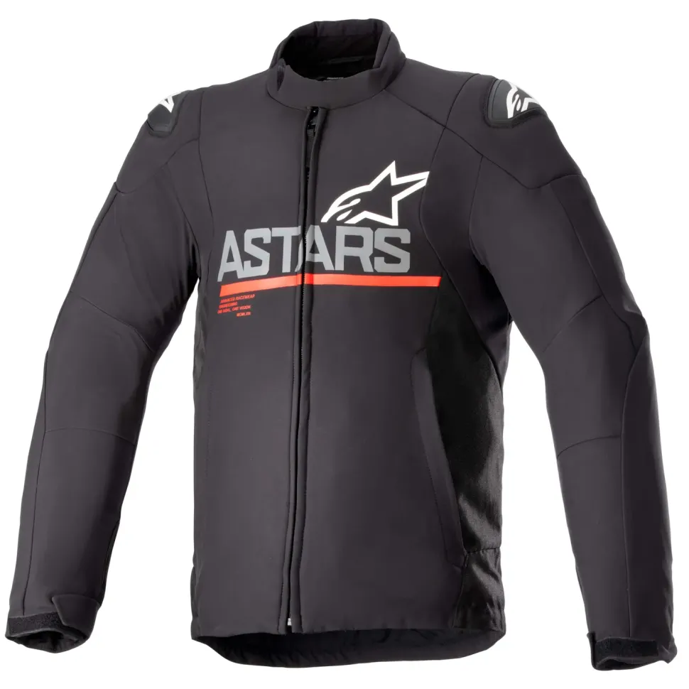 Alpinestars Textiljacka SMX Vattentät Svart/Röd