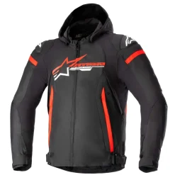 Alpinestars Textiljacka Zaca Vattentät Svart/Röd/Vit