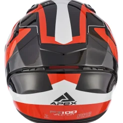 APEX Hjälm FI100 Valencia röd/vit/svart