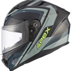 APEX Hjälm FI100 Valencia svart/grå/gul