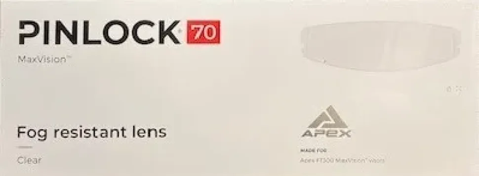 Apex MI 100 Pinlock film max vision 70DKS279