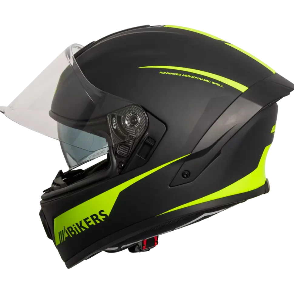 4Bikers Fibertech Matt Black Fluo