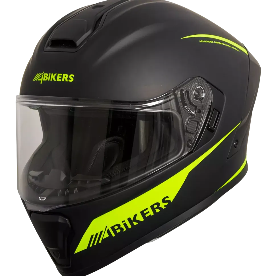 4Bikers Fibertech Matt Black Fluo