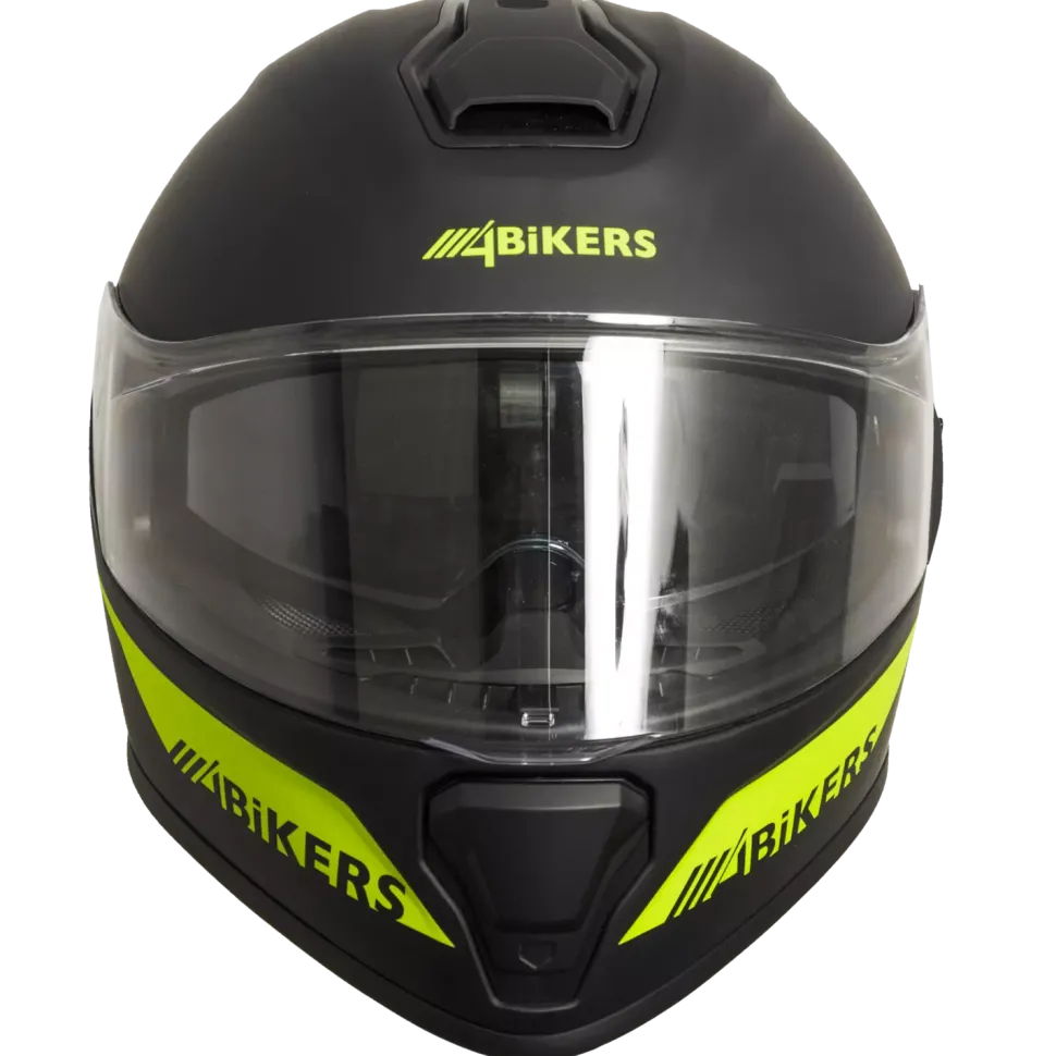 4Bikers Fibertech Matt Black Fluo