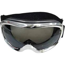 4Bikers Motorglasögon Cross Chrome