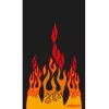 4Bikers Multi Headwear Flames