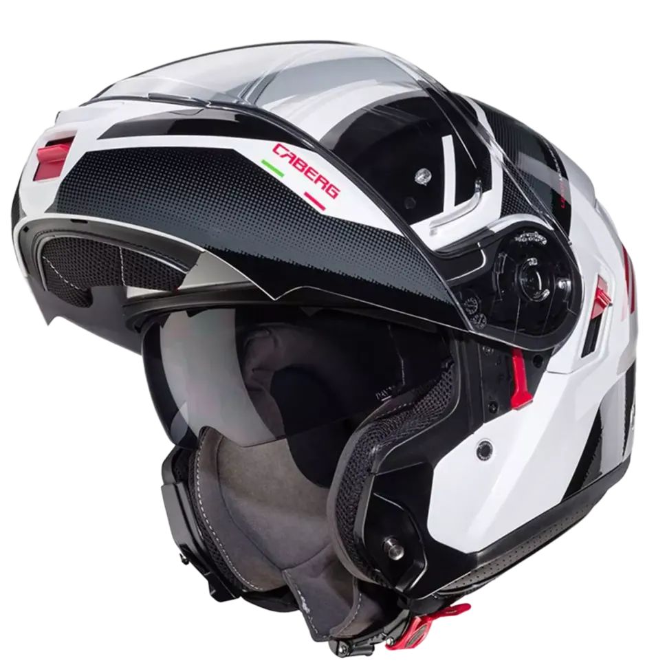 Caberg Levo X Manta Vit/Antracit/Svart/Röd