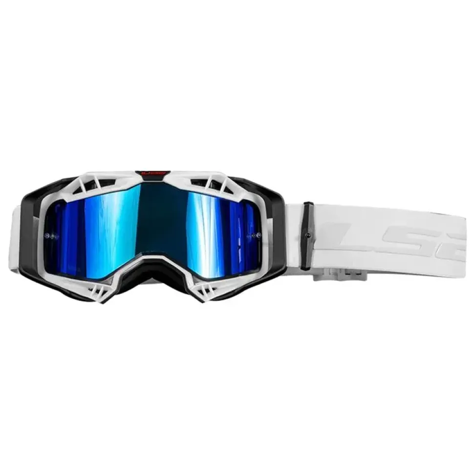 Goggle Ls2 Aura Pro Iridium Lins Vit