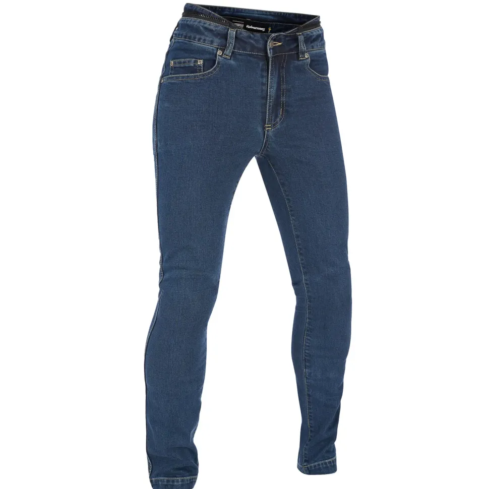 Halvarssons Jeans Nyberg Woman Blå Kort