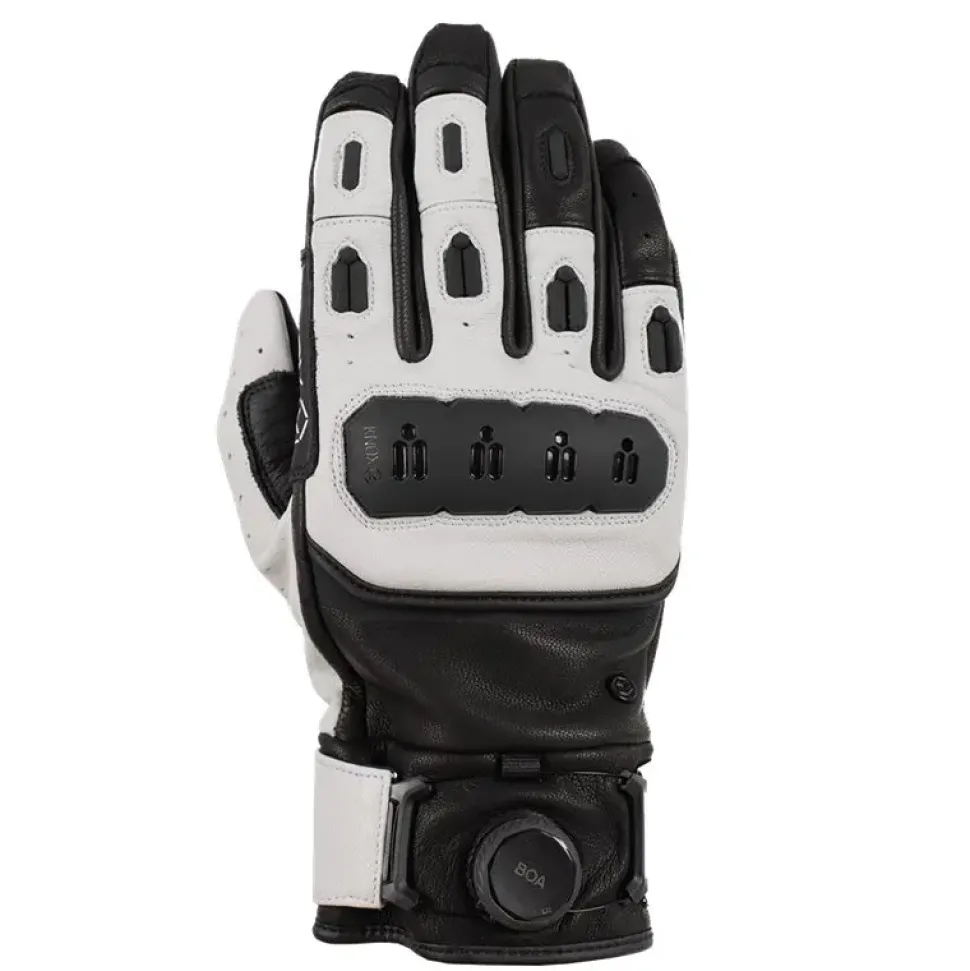 Handske Knox Orsa Leather Mk3 Svart/Vit
