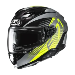 HJC Helmet F71 Catos Svart/Grå/Fluo Gul MC3H