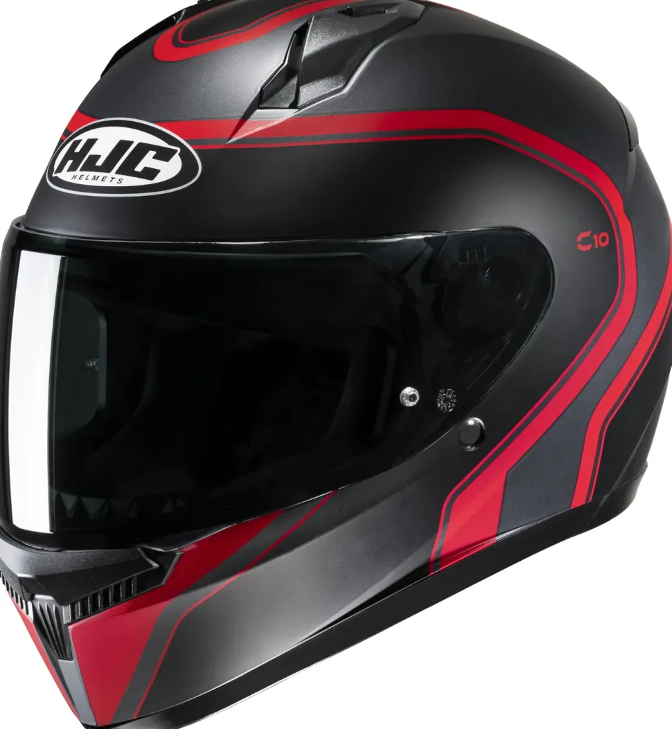 HJC Hjälm C10 Elie Svart/Röd MC1SF
