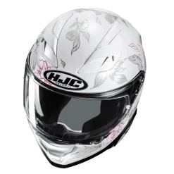 HJC Hjälm F71 Eliz Vit/Rosa MC8