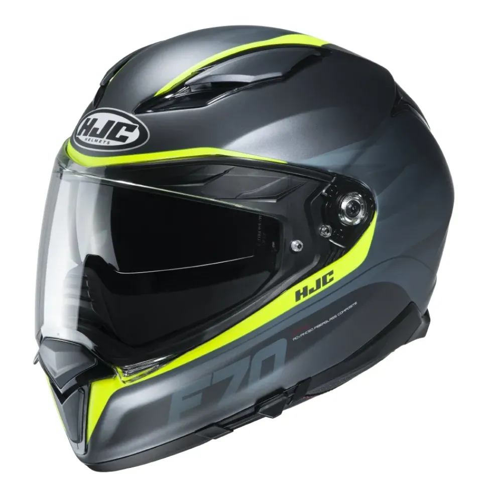 HJC Hjälm F70 Feron Gul MC4HSF