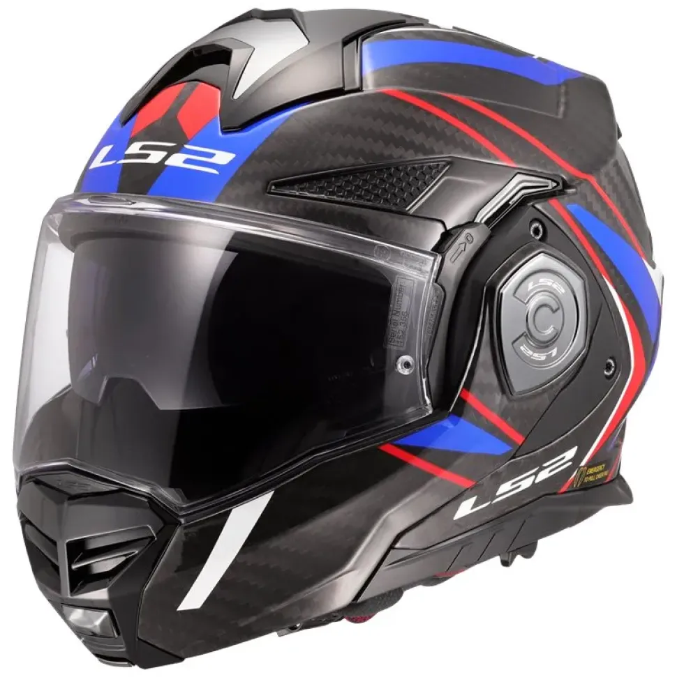 Hjälm Ls2 Ff901 Advant X Carbon Future Vit/Blå