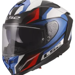 Hjälm Ls2 Ff817 Challenger Ii Viper Vit/Blå/Röd